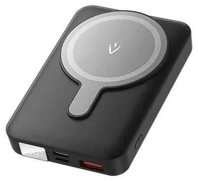 Produktbild von Vention FHTB0, 10000 mAh, Power Delivery, Kabelloses Aufladen, 3,85 V, 22,5 W, Schwarz
