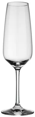Produktbild von vivo - Villeroy & Boch Group – Voice Basic Glas Champagne Sektglas 4er Set 70 mm, 120 ml – Kristallglas – Art.-Nr. 1953008130 – EAN 4003686263345 – Vorteilset 4 Stück – inkl. 4 Edelstahl-Trinkhalme