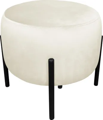 Obrázek produktu pro WILFRED MG VELVET ecru pouffe