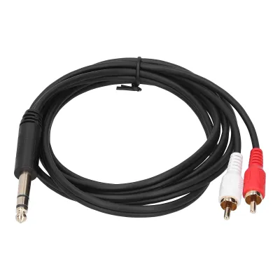 Immagine prodotto di 6.cavo audio da 35 mm a 2RCA Cavo adattatore audio Cavo 2RCA Cavo audio 2RCA per cavo adattatore RCA