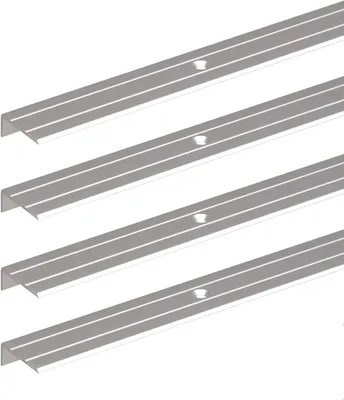 Immagine prodotto di Alberts 498597 Profilo di protezione per paragradini, alluminio, anodizzato argento, 1000 x 25 x 10 mm, set da 4
