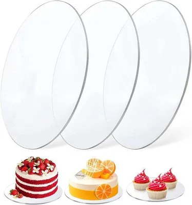Produktbild von Famanu Tortenplatten 19 cm - 3 Stück für Torten und Gebäck