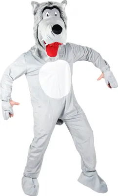 Produktbild von Wolfskostüm mit großem Kopf Gr. M-XXL, Größe:L