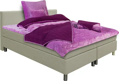 Produktbild von Dreamsoft Wende-Bettwäsche 155 x 220/80 x 80 cm, Violet/Beere