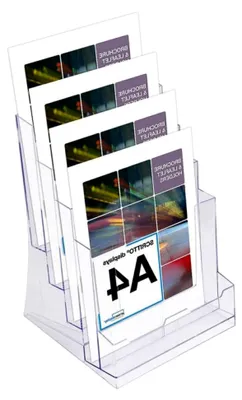 Produktbild von 4 Stück A4 Prospekthalter