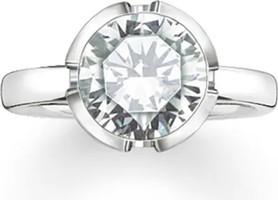 Produktbild von TR2036-051-14-54 Ring Zirkonia weiß TR2036-051-14 Thomas Sabo