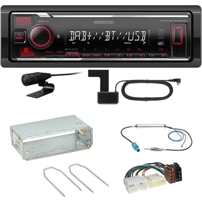Produktbild von Kenwood KMM-BT408DAB Bluetooth Digitalradio Einbauset für Mercedes Citan W415