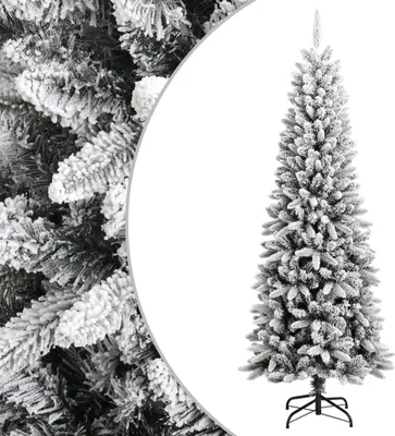 Productafbeelding van vidaXL Kerstbomen. Warm wit. Gemaakt van PVC, kunststof, staal en PE