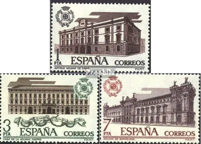 Produktbild von Briefmarken Spanien 1976 Mi 2219-2221 (kompl.Ausg.) postfrisch Zollämter