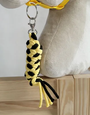 Obrázok produktu pre Viazanie na šnúrke Hobby Horse - čierno-žlté