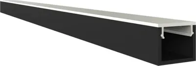 Produktbild von Ultraslim LED Alu Aufbauprofil 2m Exo-A0-8 (8mm) –| Flaches Aluminiumprofil für LED-Strips