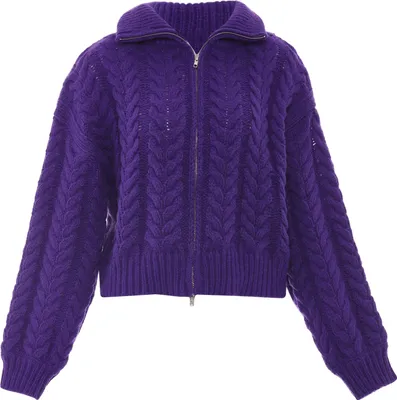 Produktbild von Sookie damen strickjacke - lila, XL/XXL