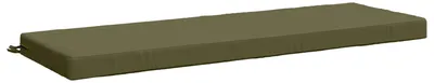 Image de Coussin de banc SOEST, 100 % polyester, vert olive, 140 x 50 x 8 cm