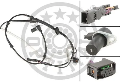 Image de Capteur OPTIMAL ABS vitesse de roue gauche pour VW PASSAT Variant (3B6) 06-S287