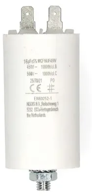 Zdjęcie produktu dla Kondensator | 16 uF | 450 V | Faston | 10 sztuk