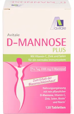 Immagine prodotto di D-Mannosio Plus 2000 mg compresse con vitamine e minerali 120 pezzi