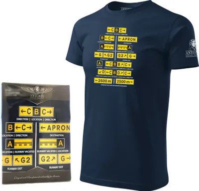 Produktbild von T-Shirt mit Flughafen-Verkehrsmarkierung MARKING (S)