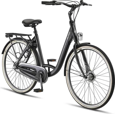 Produktbild von Altec Cityräder Damen Walesa 28 Zoll 55 cm Damen 3G Rollerbrakes Mattschwarz