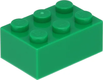 Produktbild von Lego® 2x3 Stein 3002 - 250 Stück Grün