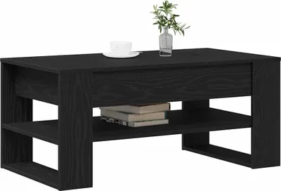 Produktbild von "2026 Aktion"Couchtisch - CLORIS - Wohnzimmertisch - Robust und langlebig - Schwarz Eichen-Optik 102 x 55 x 45 cm Holzwerkstoff - NeuMöbel9780903
