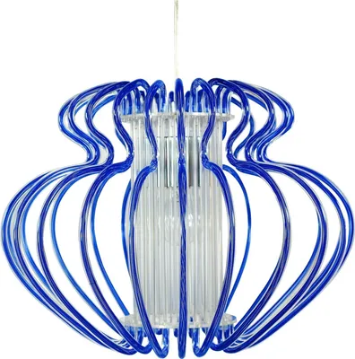 Obrázek produktu pro Designové závěsné osvětlení IMPERIA - 1xE27, 60W, 52cm, modré
