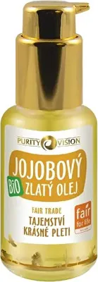 Zdjęcie produktu dla Organiczny złoty olej jojoba - sprawiedliwy handel, 100 ml