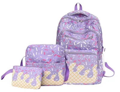 Image de Ensemble de trois sacs à dos "kawaii" pour enfants et adolescents