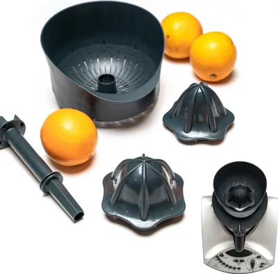 Produktbild von mixcover Saftpresse Orangenpresse Zitruspresse kompatibel mit Vorwerk Thermomix TM31, einfach entsaften, Entsafter