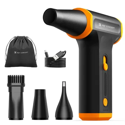 Produktbild von Elektrisches Staubgebläse 110000 U/min, kabellos, 5000mAh, bürstenloser Motor, 3 Düsen, KF08.082
