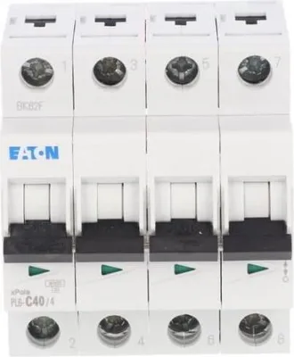 Produktbild von Leitungsschutzschalter 4P C 40A 6kA AC PL6-C40/4 166528