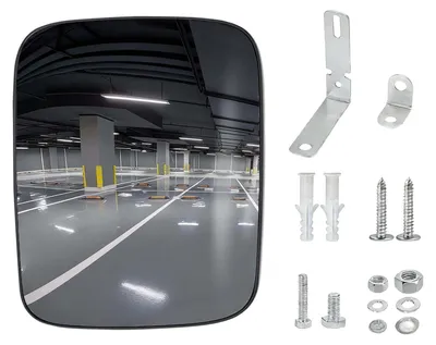 Image de Miroir de surveillance grand angle convexe - Miroir de sécurité pour intérieur et extérieur