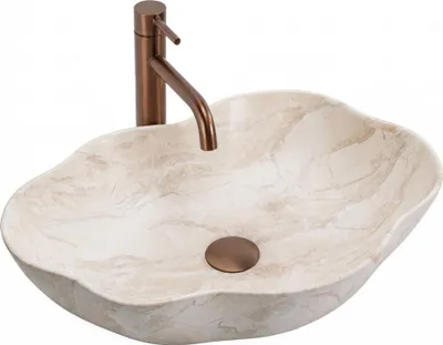 Obrázok produktu pre Umývadlo Na Dosku Rea Pearl Kallisto  Beige