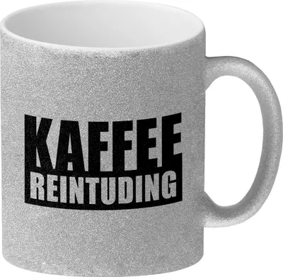 Produktbild von Kaffeereintuding Glitzer-Glitzer-Kaffeebecher