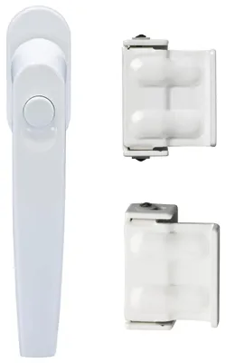 Zdjęcie produktu dla ABUS 084399, Klamka blokująca okno, Biały, Monochromatyczny, 626 g