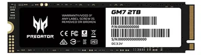 Image de Acer Predator GM7 2TB SSD 7400MB/S NVMe PCIe 4.0 M.2 Gen4