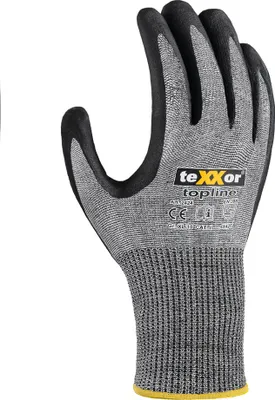 Obrázok produktu pre 12 párov pletených rukavíc odolných proti porezaniu SANDED NITRIL COATING Veľkosť 11