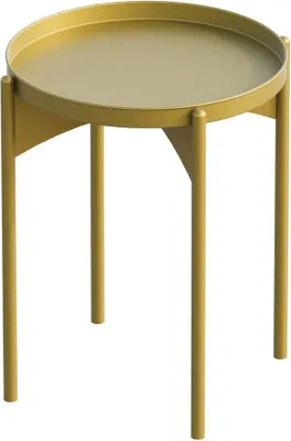 Produktbild von CALICOSY - Beistelltisch mit runder Metallplatte H57 cm - COLE