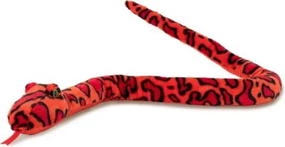 Produktbild von Plüschtier Schlange 150cm, rot, Kuscheltiere Stofftiere Schlangen Reptilien Kriechtiere