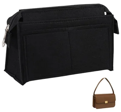 Produktbild von Handtaschen Organizer aus Filz mit Reißverschluss für Damen