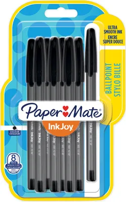 Produktbild von Paper:Mate Kugelschreiber InkJoy 100 8er Blister schwarz
