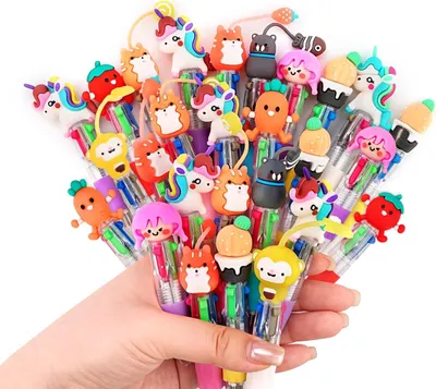Productafbeelding van Staafjes - Set van 30 - Mini-stiften voor kinderen - Cadeau - Partypen - Meerkleurig - Verjaardagscadeau - Gadget