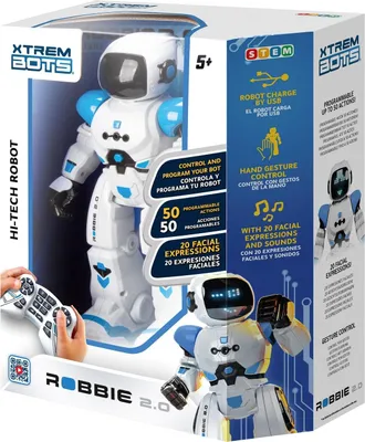Produktbild von Xtrem Bots Interaktiver Roboter Robbie Bot 2.0