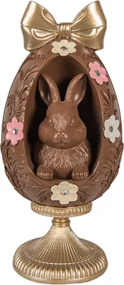 Zdjęcie produktu dla Clayre & Eef Jajko dekoracyjne Ø 12x26 cm brązowy plastik