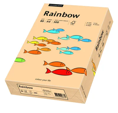 Produktbild von Papyrus Rainbow A4 500er, A4 (210×297 mm), Matt, Universal