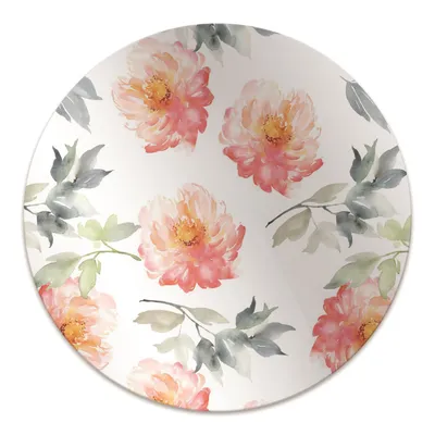 Produktbild von Rundmatte - Stuhlunterlage Bürostuhlunterlage - Rund Ø 100 cm - Bodenmatte - Fußmatte - Frühlingsvegetation.