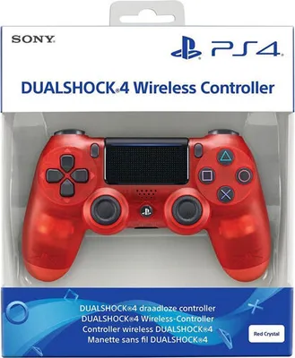 Produktbild von Sony DualShock 4.0 V2 Rot Bluetooth Gamepad Analog / Digital PlayStation 4