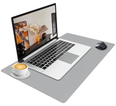 Immagine prodotto di Solidchoice - Sottopad per scrivania XXL in ecopelle - Tappetino antiscivolo e impermeabile per laptop