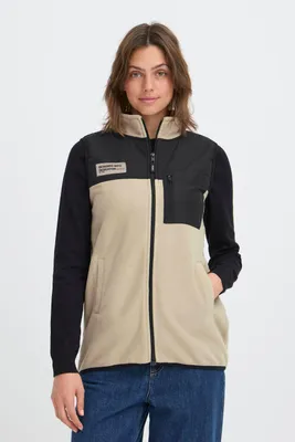 Produktbild von OXMO OXNETE FLEECE Damen Weste Pullover regular fit