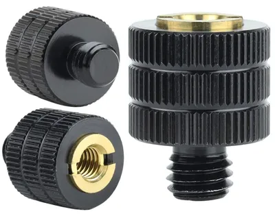 Zdjęcie produktu dla Adapter statywowy M6 na M8 z aluminium czarny 21 mm