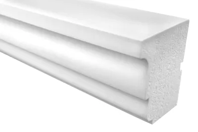Produktbild von 2 Meter | Fassade | Gesims | EPS | Polyurethan| stoßfest | 122x130mm | KC139
